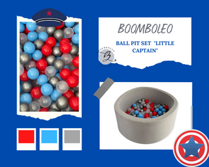 Set of 200 Balls " Little Captain " [VALUE PACK]