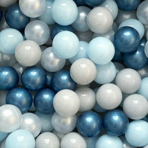 50 Balls " Blue Metallic"