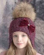 Load image into Gallery viewer, Pom Pom Beanie/ Girl Winter Hat
