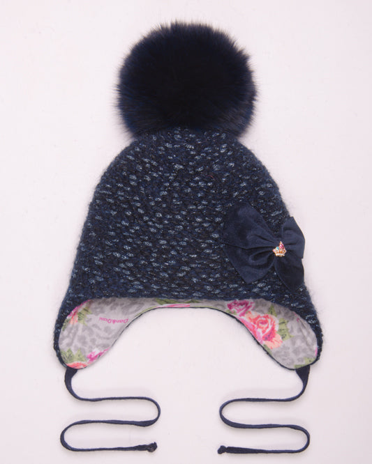 Pom Pom Beanie/ Girl Winter Hat