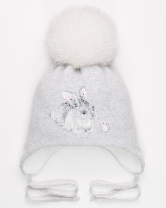 Pom Pom Beanie/ Winter hat for girls