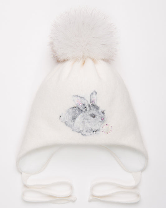 Pom Pom Beanie/ Winter hat for girls